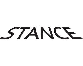 Stance Decal