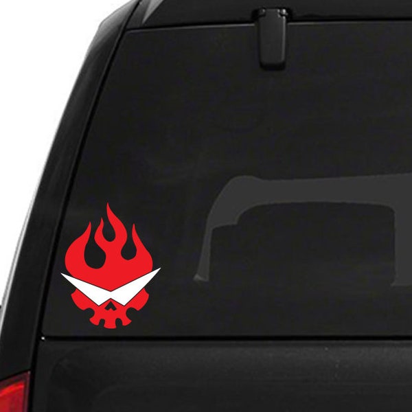 Team Gurren. Gurren Lagann Inspired Decal. Simon The Digger. Anime. Sticker. Kamina. Laptop Decal.