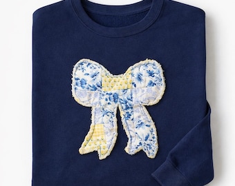 Ręcznie robiona koszulka/bluza z kokardą