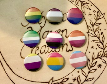Pride Flag Buttons (1 inch)