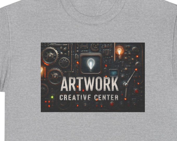 Artwork T-Shirt | Lightbulb Idea Graphic, Retro Tech Illustration