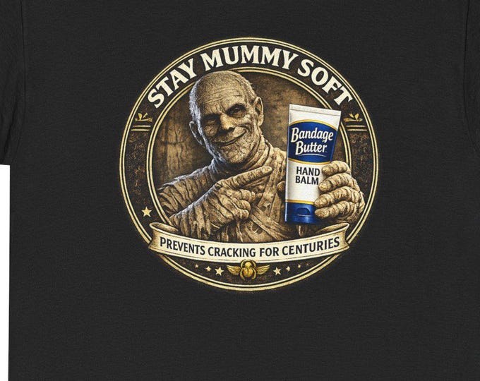 Mummy Horror T-Shirt / Funny Classic Monster Parody Graphic