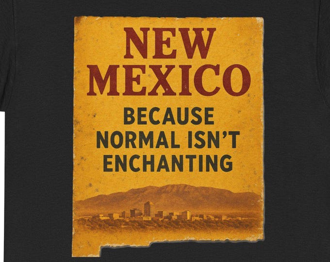 New Mexico T-Shirt | Vintage Land of Enchantment Poster