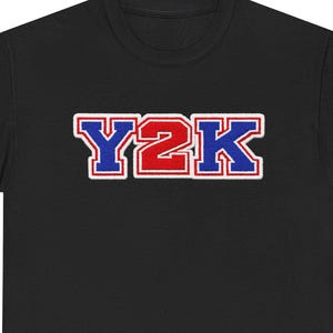 Y2K Varsity T-Shirt / Retro Millennium Letterman Style /2000s Nostalgia Streetwear/ Gen Z / Millennial Throwback