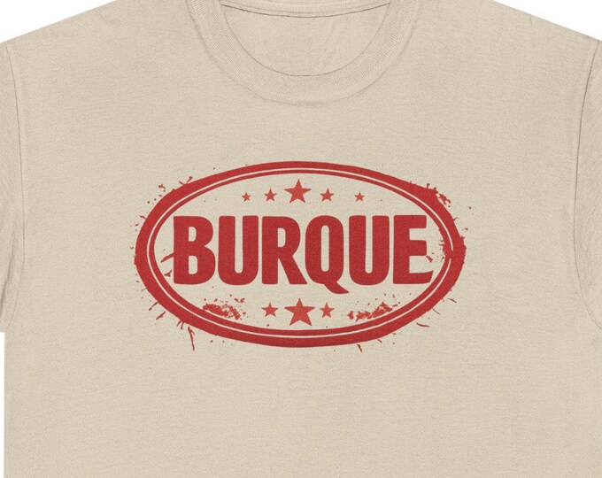 Burque Oval Logo Tee | Albuquerque New Mexico Vintage Stamp Shirt