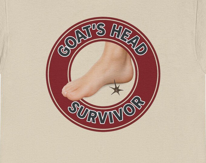 Goat's Head T-Shirt | Foot with Thorn Graphic Tee