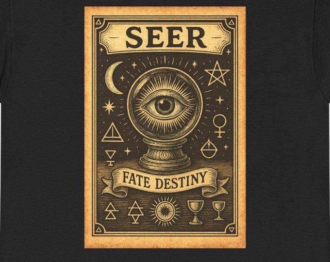 Seer Eye Tarot Tee | Fate Destiny Graphic T-Shirt
