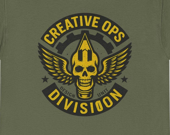 Creative Ops T-Shirt | Industrial Artist Logo Design Tee