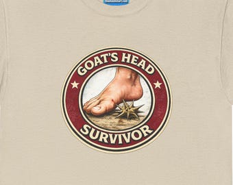 Goat's Head Survivor T Shirt | Southwest Desert Weed Tee