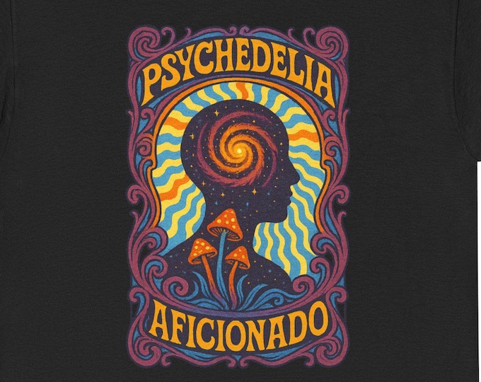 Retro Psychedelic T-Shirt | 1960s Spiral Design