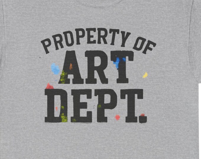 Art Dept. T-Shirt | Paint Splatter Artist Tee