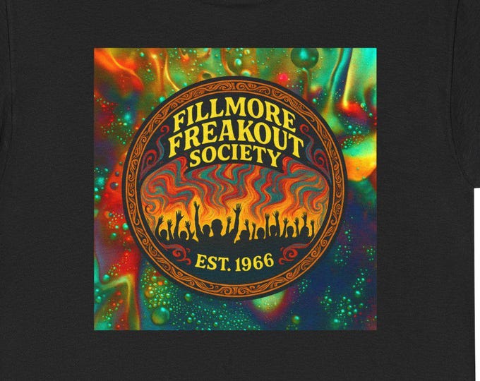 Fillmore Tee | Psychedelic vintage acid rock n San Francisco Est. 1966