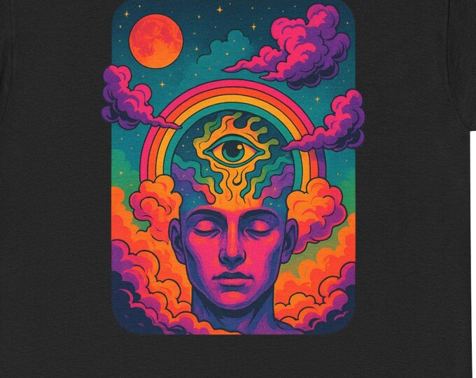 Surreal Art T-Shirt: Photorealistic Third Eye Design