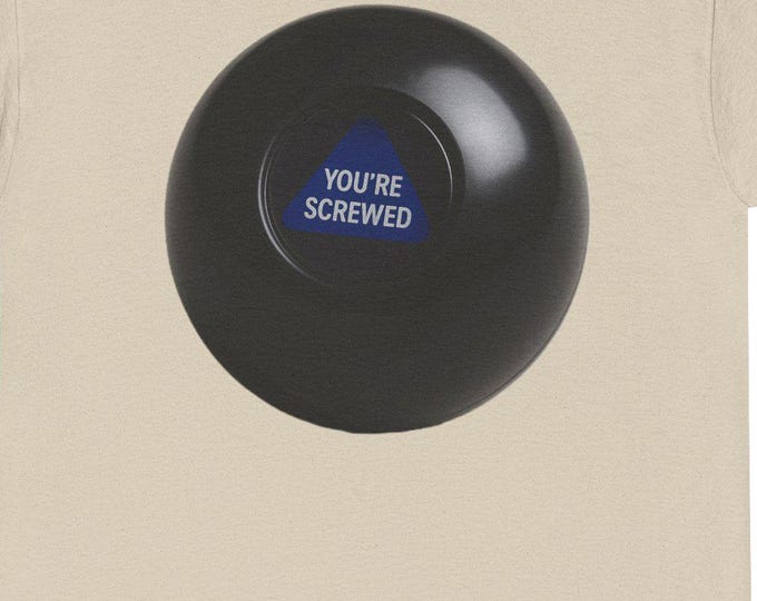 Magic 8 Ball Tee | Novelty T-Shirt, Humor Graphic