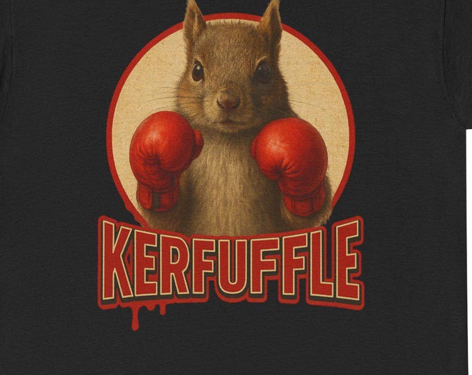 Boxing Squirrel Tee | Funny Animal Graphic Shirt