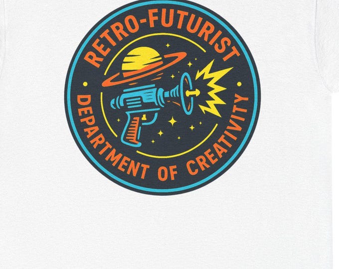 Retro-Futurist T-Shirt | Vintage Space Logo Tee