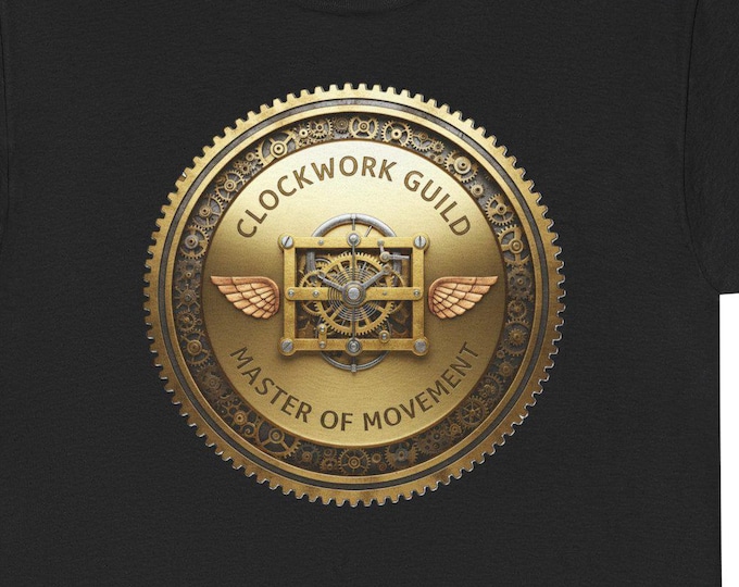 Clock Watchmakers Tee | Steampunk Gear Emblem Shirt