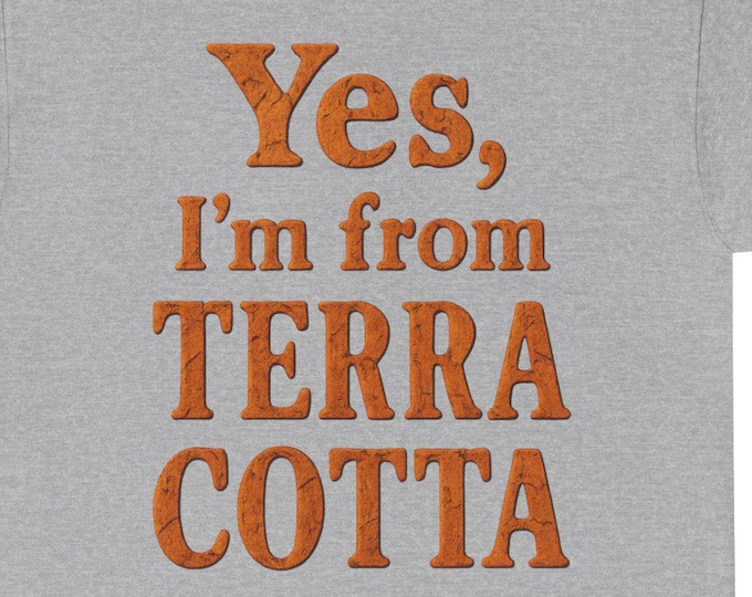 Potters Joke T-Shirt | Terracotta Ceramics Text Graphic Tee