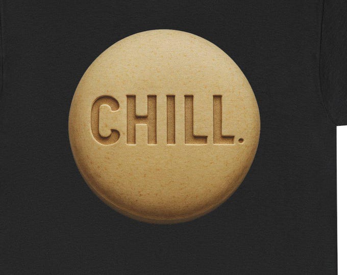 Chill Pill Tee | Relax Don't Sweat Anything, Dude