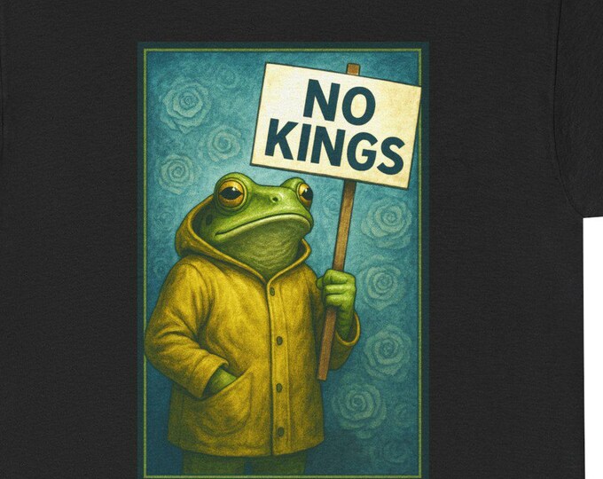 No Kings Portland Tee | Frog Marching in Government Authoritarian Revolution