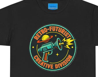 Retro Futurist T-Shirt, Sci-Fi Ray Gun Shirt