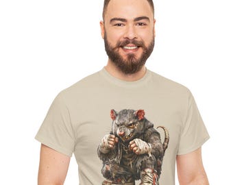 Streetwise Rat Tee | Urban Fighting Rodent