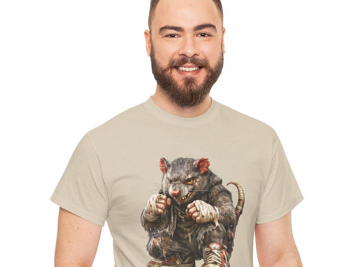 Streetwise Rat Tee | Urban Fighting Rodent