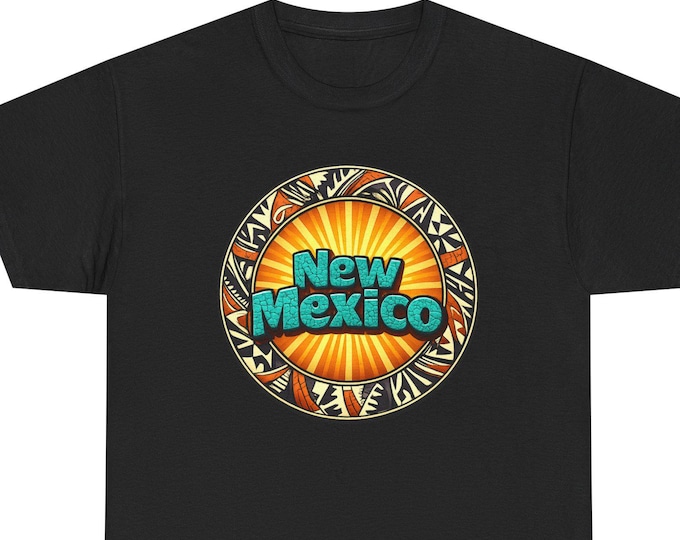 New Mexico Tee | Southwestern Pueblo Pottery and Turquoise