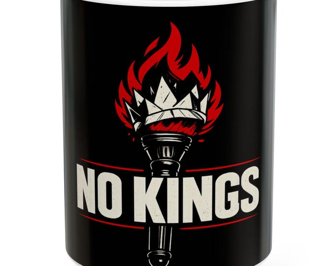 No Kings Protest Mug | March for Freedom