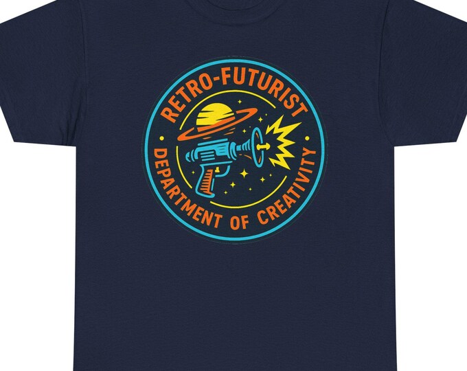 Retro-Futurist T-Shirt | Vintage Space Logo Tee