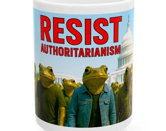 Taza Frogs Potest, Resiste el autoritarismo