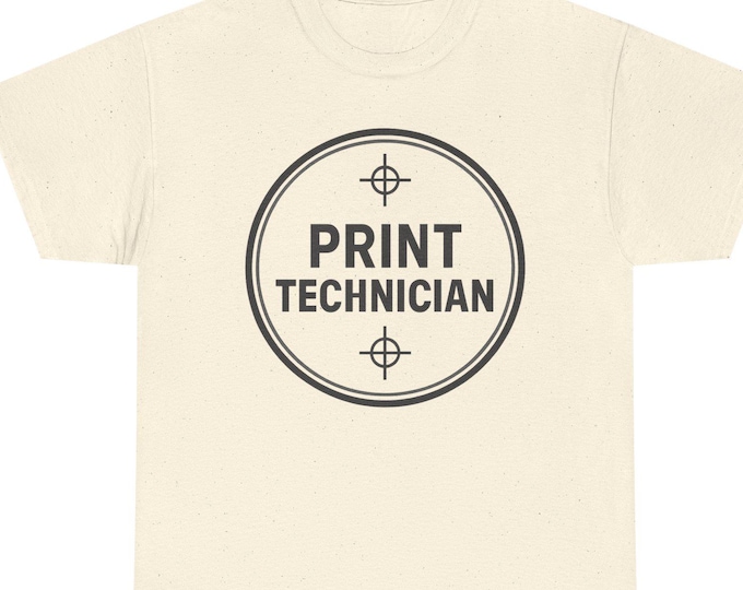 Print Technician T-Shirt | Registration Marks for Aligning Colors, Printer Technician Tee