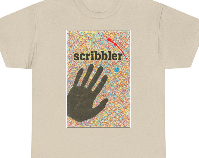 Scribbler T-Shirt: Colorful Scribble Design for Artists, Doodlers and Fidgeters