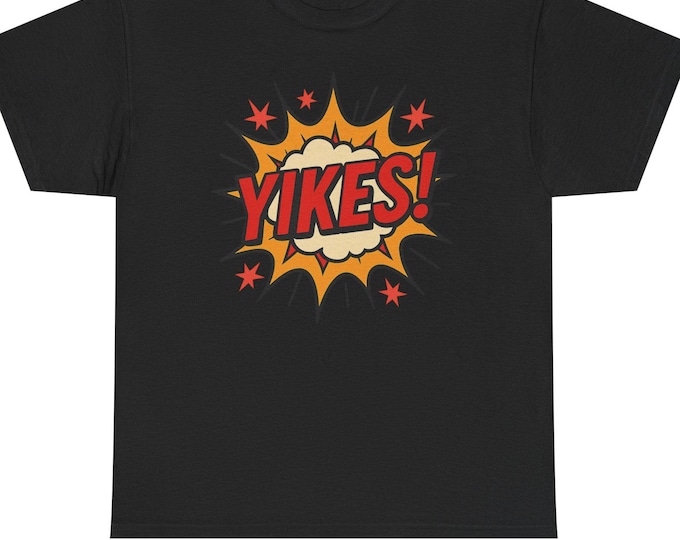 Yikes T-Shirt, Retro Graphic Tee, Funny Unisex Top