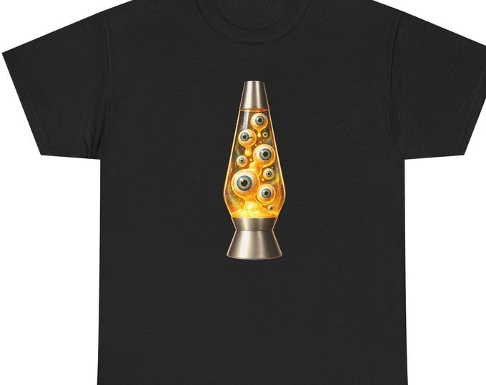 Lava Lamp T-Shirt / Psychedelic Trippy Liquid Light Eyes, Retro 60s