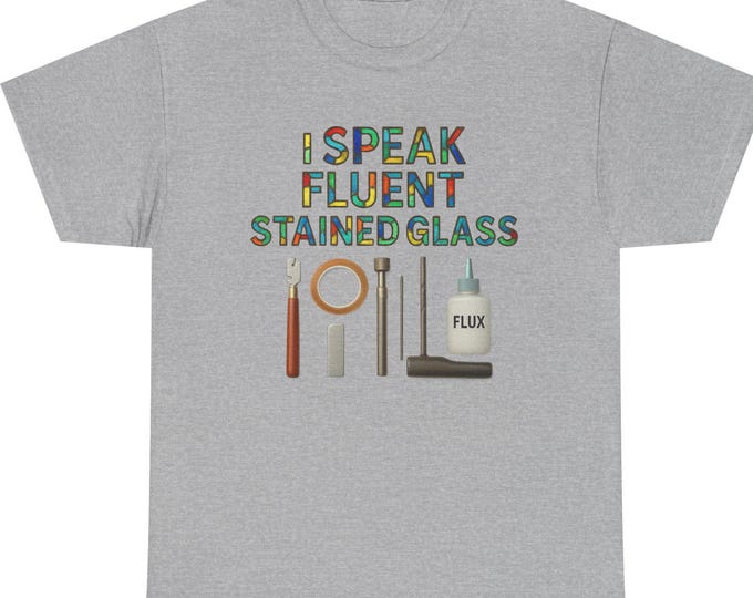 Stained Glass Artist T-Shirt | Fluent Leaded Glass Graphic Tee