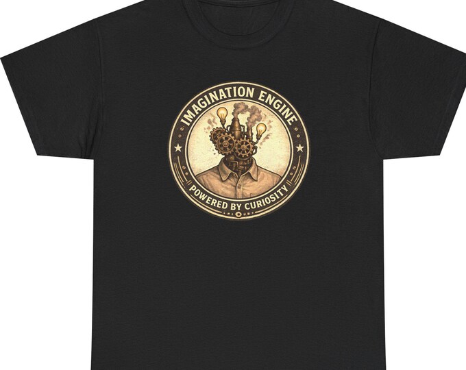 Imagination Engine Shirt / Steampunk Mind's Possibility