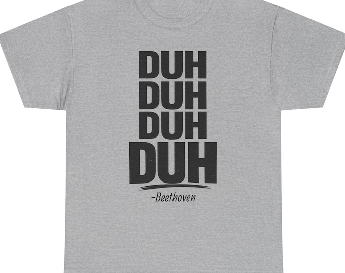 Funny Beethoven T-Shirt | Symphony No. 5 Opening Notes Classical Music