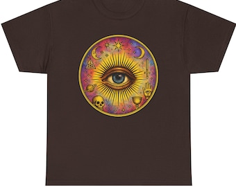All-Seeing Eye T-Shirt / Mystic Tarot Symbol Tee