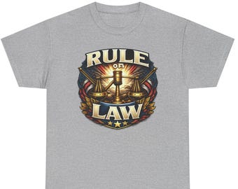 Rule of Law T-Shirt | Patriotic Justice and Democracy