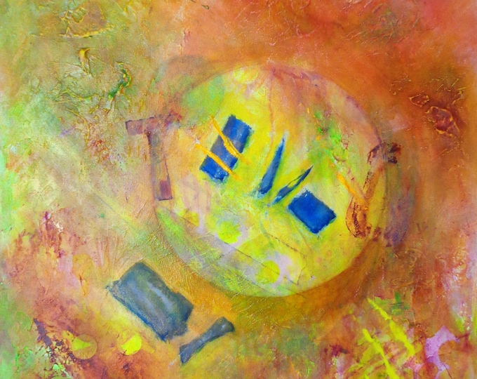 Original Art,  Spectacular Acrylic Painting On Canvas!