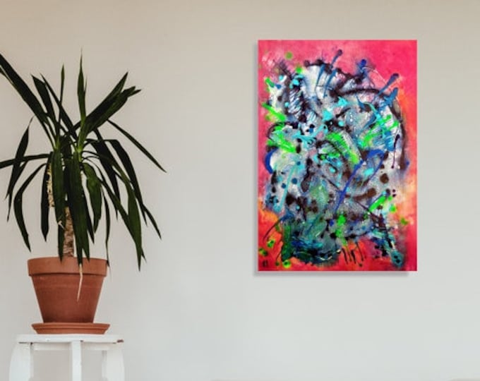 Abstract Acrylic Painting, Original Art