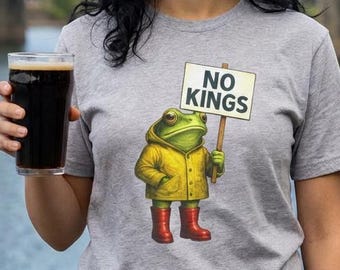 No Kings Frog Shirt / Portland Protest Tee
