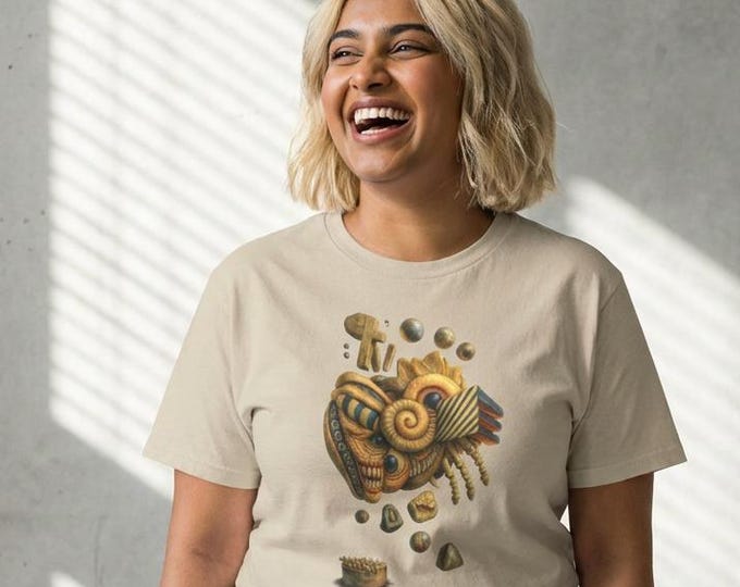Surreal Skull T-Shirt / Bizarre Abstract Creature / Eye-Catching Statement Shirt