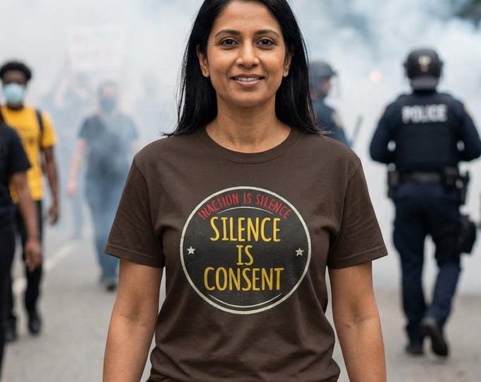 Silence Is Consent T-Shirt, Inaction Protest Tee, Social Justice Activist Apparel