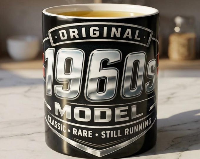1960s Original Model Coffee Mug | Retro Muscle Car Birthday Gift
