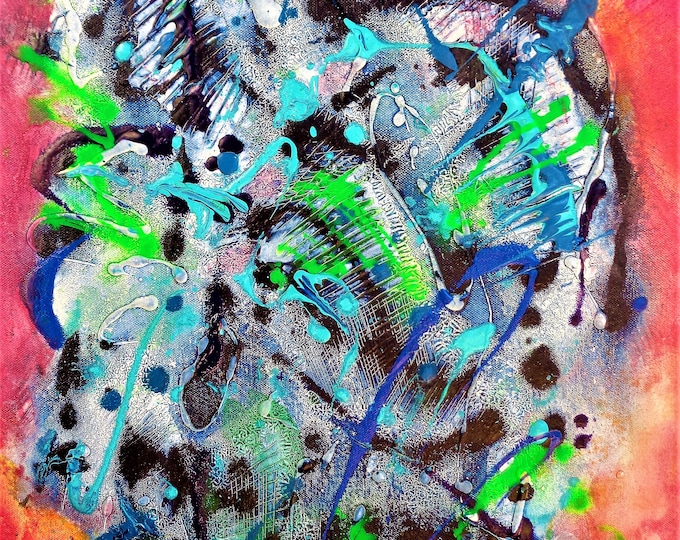 Abstract Acrylic Painting, Original Art