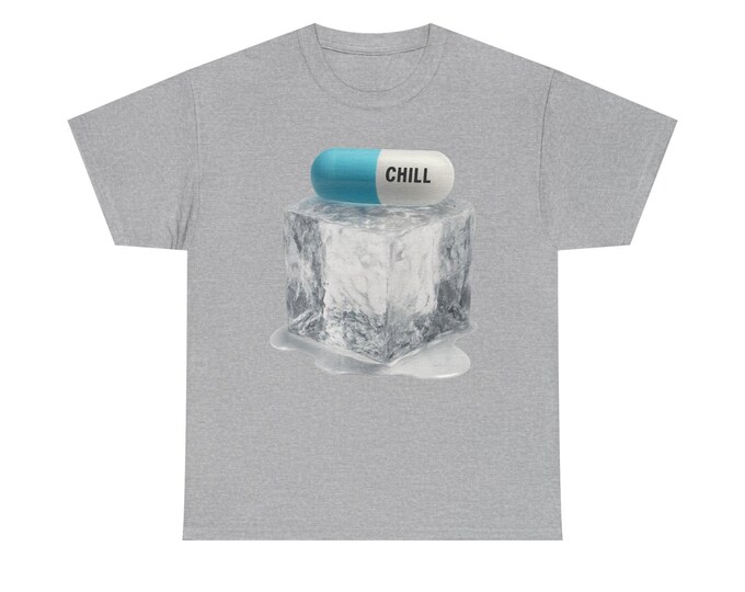 Chill Pill on Ice Tee | Chill Capsule Graphic Shirt