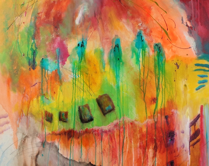 Original Acrylic Painting, Art From The Artist