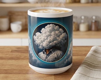 Head's in the Clouds Psychological Coffee Mug